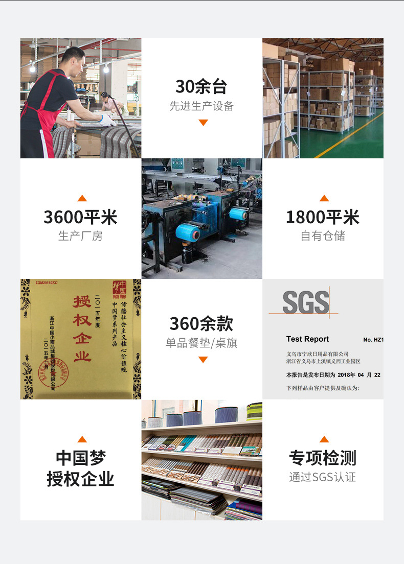 【 Ningxin 】 Wholesale of cross-border 30*180 European-style table flags, hotel Western placemats, restaurant tablecloths, heat-insulating and anti-slip table MATS pic 2