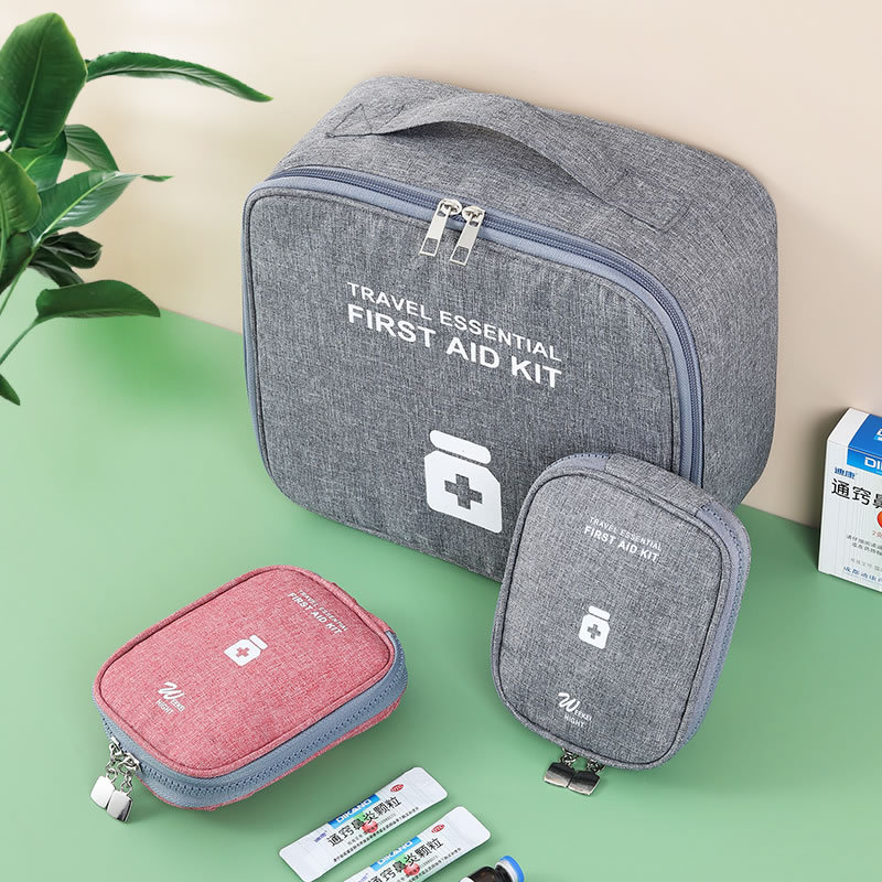 Customized portable storage bags, home epidemic prevention storage boxes, outdoor travel first aid kits, medicine storage bags, emergency kits pic 3