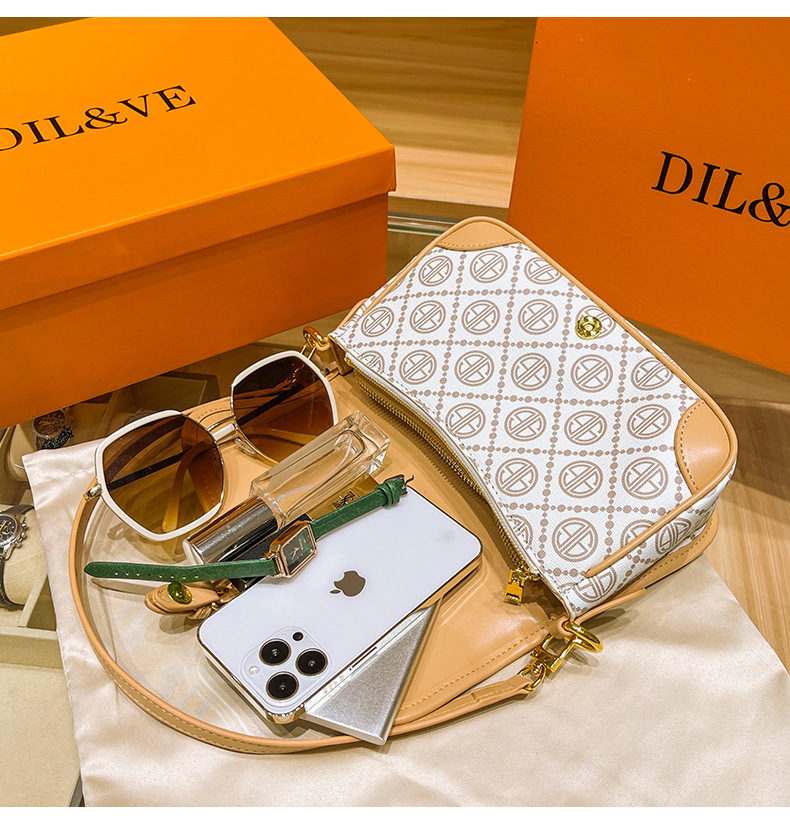 DIL&VE mujer 2022 nueva moda moda versátil bolsa pequeña mujer commuter bolsa de hombro único bolsa de textura premium pic 20