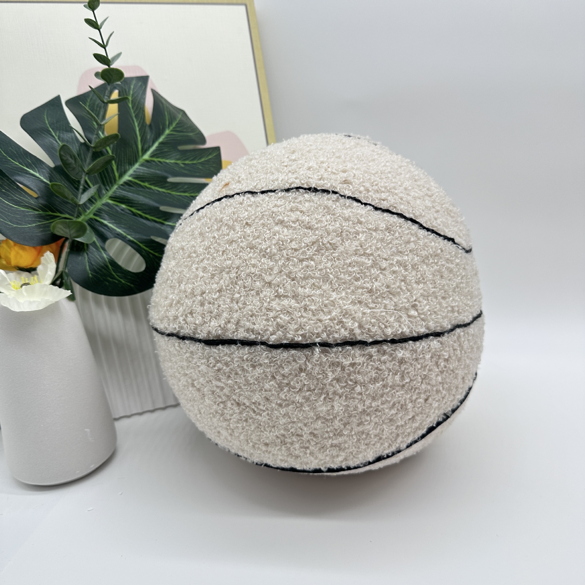 Cross-border new product: offcourt basketball pillow, Basketball plush pillow, plush doll pic 14