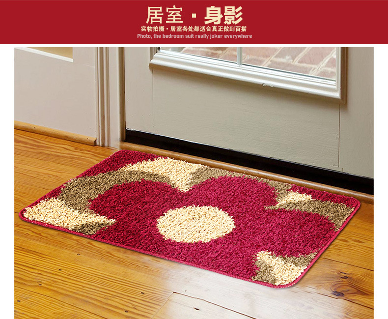 Wholesale of Xia Lang floor MATS, curved head yarn entrance door MATS, bedroom absorbent floor MATS, and bathroom anti-slip MATS pic 7