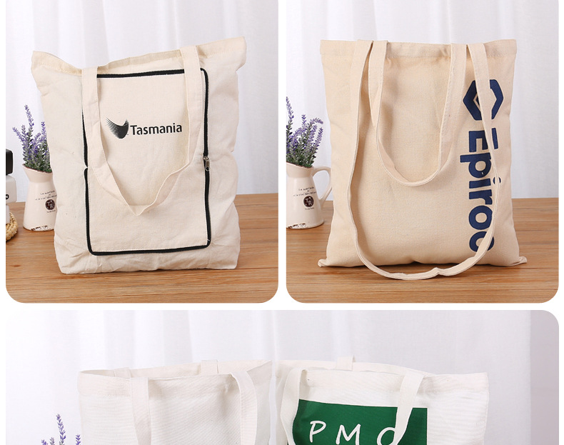 Customized canvas bags, advertising canvas bags, logo cotton drawstrap bags, blank hand-held eco-friendly shopping bags manufacturers pic 12