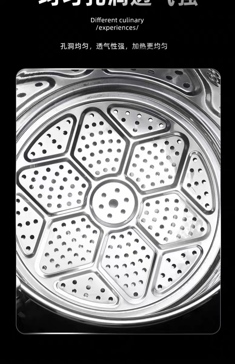 超大不锈钢防爆压力锅商用大容量高压锅燃气电磁灶通用饭店专用压力锅详情13