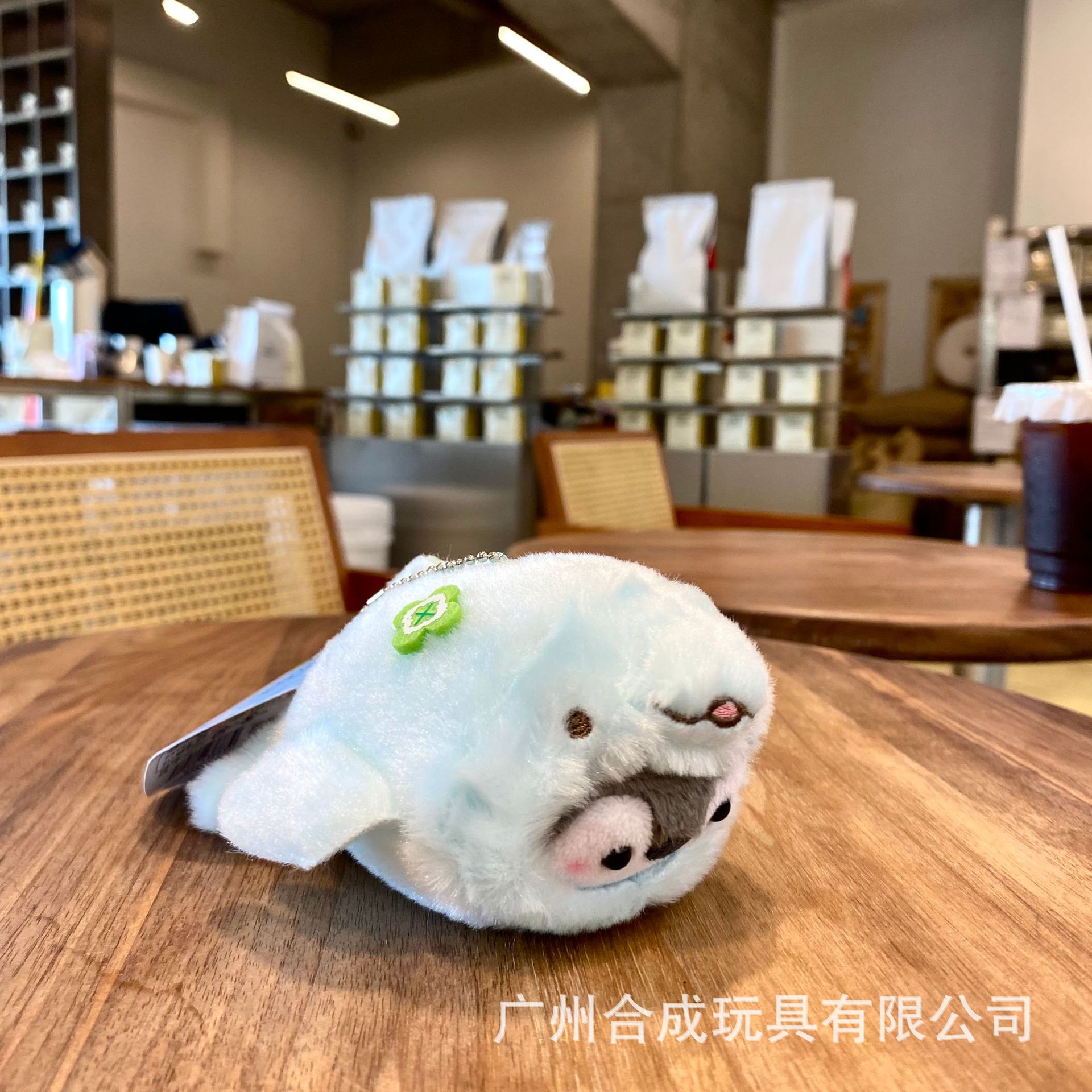 Japanese-style positive energy penguin, dolphin, whale, shark, penguin plush pendant, ocean series penguin bag pendant, Huaixing 2275 plush toy pic 7