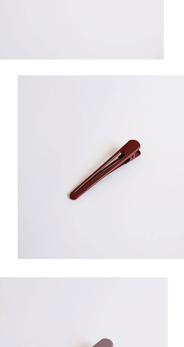 Korean Internet celebrity simple hair clip edge clip, girl clip headwear, ins bangs clip, broken hair clip, back of the head duckbill clip pic 5