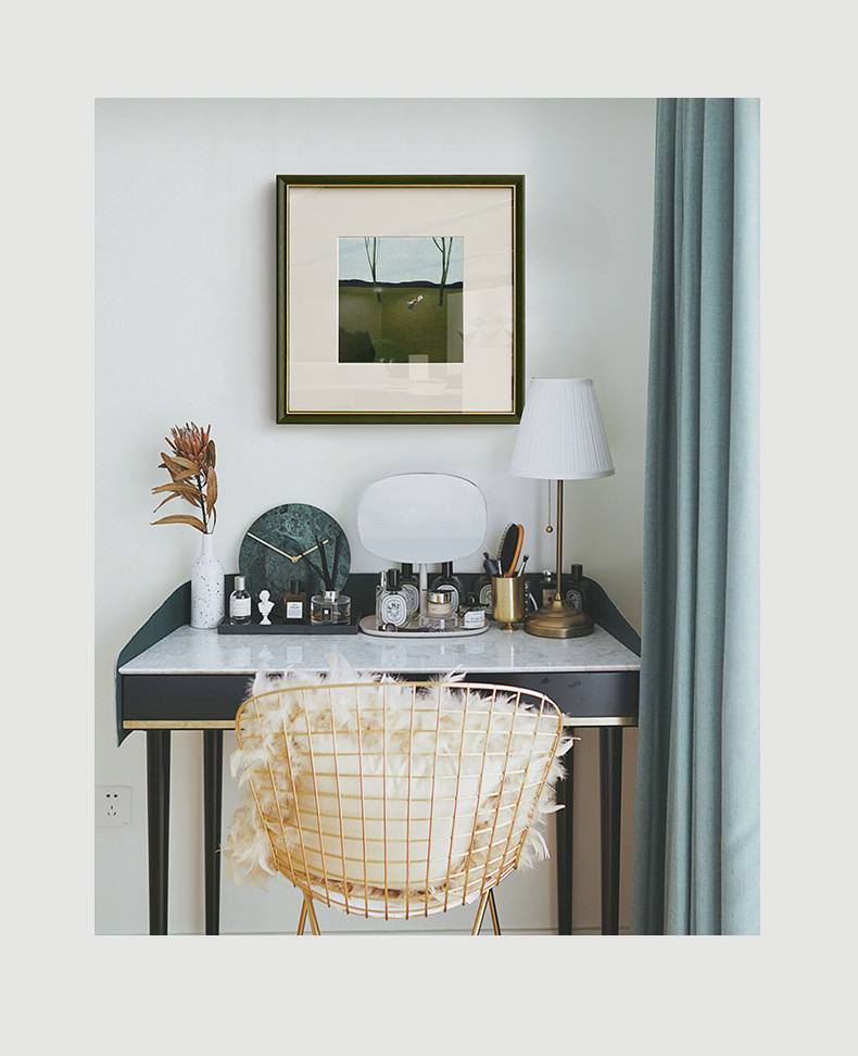 高档欧式小众复古装饰画客厅餐厅玄关挂画走廊风景壁画详情6