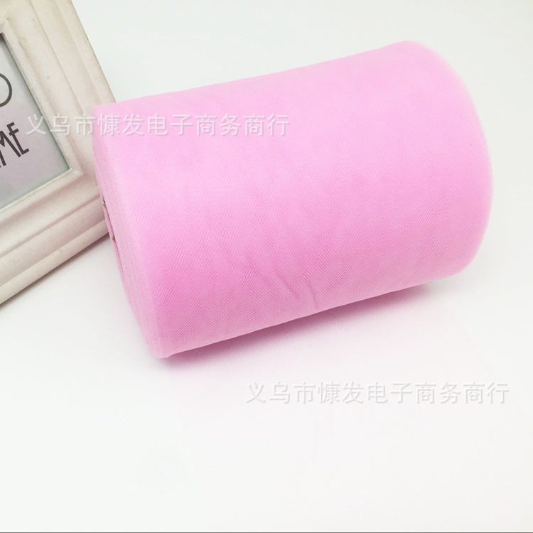 6-inch 100-yard nylon medium-hard American mesh roll TUTU yarn wedding decoration DIY fabric dress pic 6