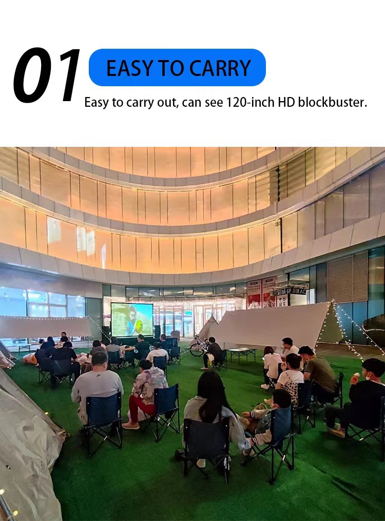 The new YG300MAX upgraded Q3 portable projector for cross-border e-commerce and the mini projector for foreign trade pic 8