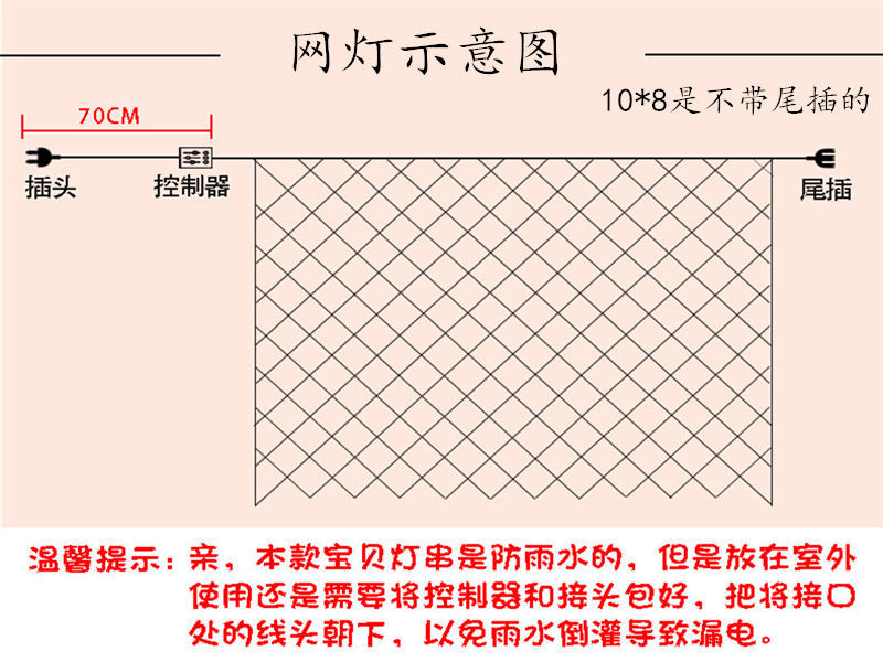 Wholesale of net lights, fishing net lights, starry sky net decorative solar net lights, outdoor waterproof park decorative led net lights pic 16