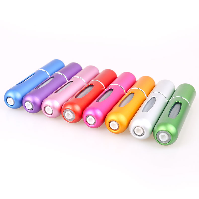 5ml perfume bottle, bottle-filled self-pumping, recyclable and refillable spray bottle, high-end portable cosmetic bottle pic 5