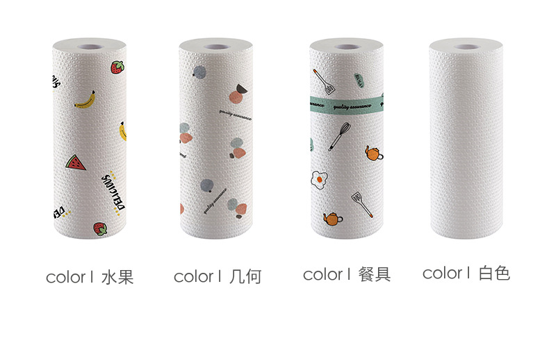 Non-stick kitchen printed lazy cloth, dry and wet dual-purpose household cloth, disposable non-woven fabric manufacturer wholesale pic 17