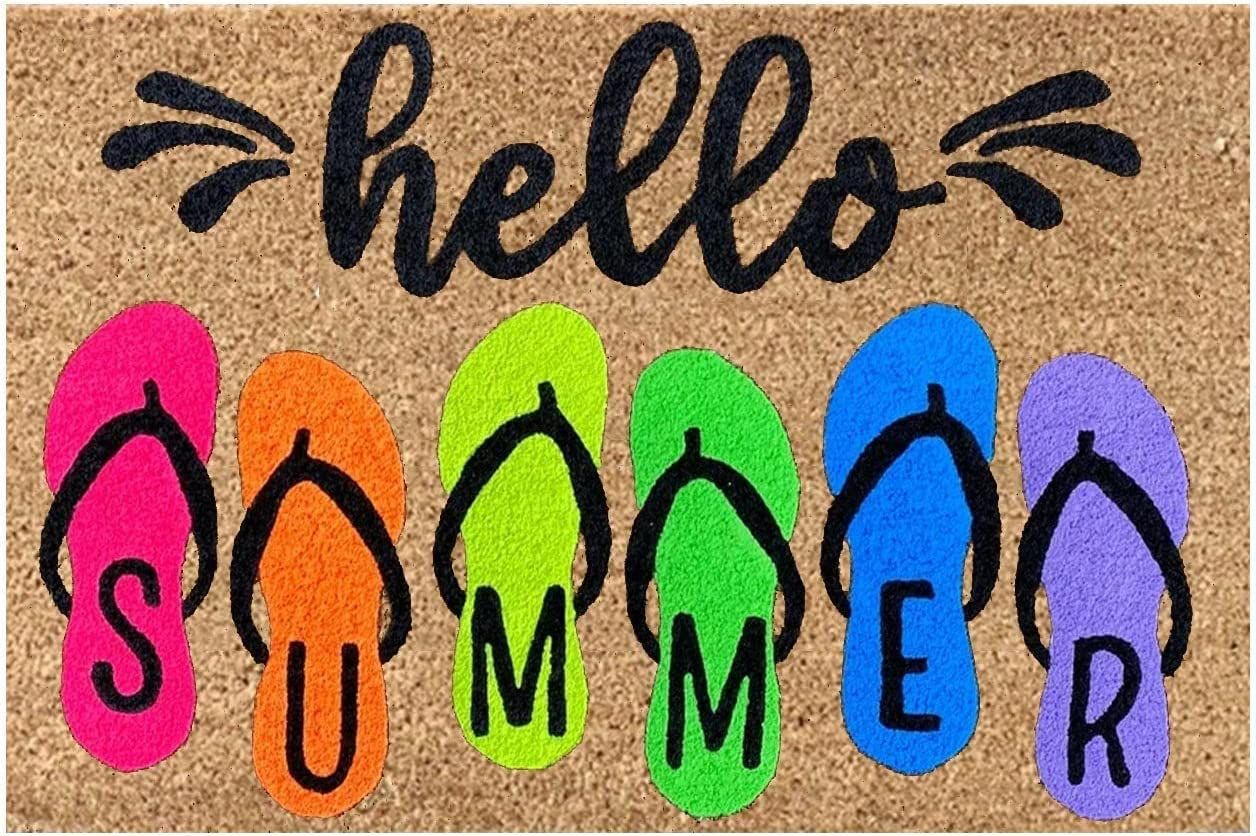 Summer holiday fruit sunflower floor mat pic 5