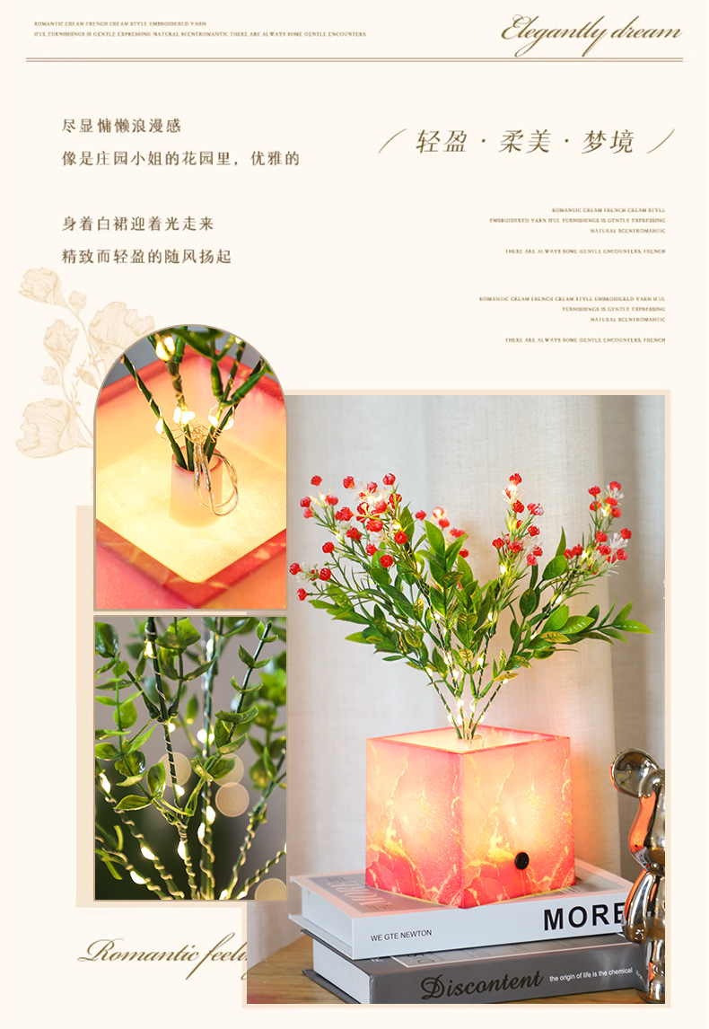 跨境新款圣诞节装饰造型小夜灯装饰露营灯氛围灯树灯仿真花灯礼物新款圣诞节装饰造型小夜灯装饰露营灯氛围灯树灯仿真花灯礼物详情7