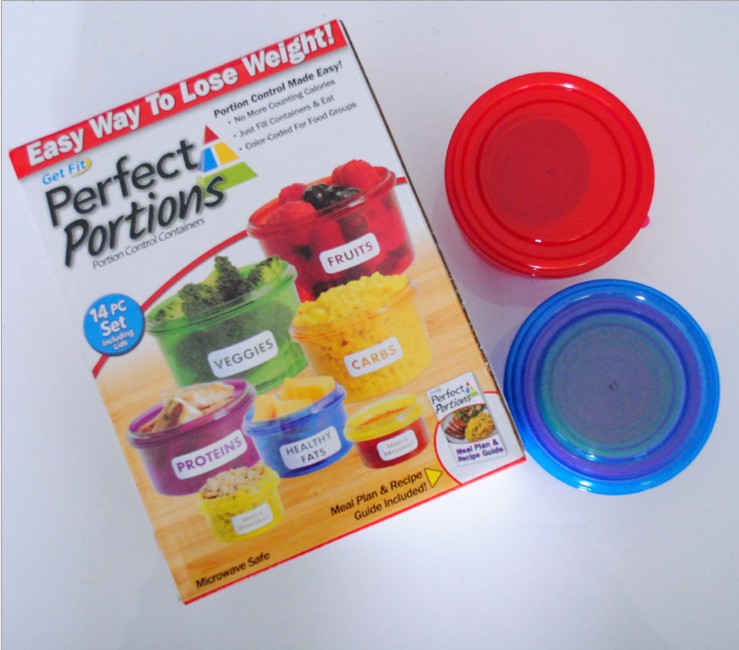 Creative Perfect Portions 7-piece set portable outdoor lunch box diet control lunch box pic 6
