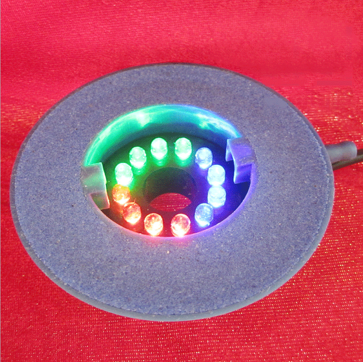 Aquarium LED seven-color gas stone oxygen-increasing light, aquarium gas stone with light, fish tank stone, landscape stone pic 24