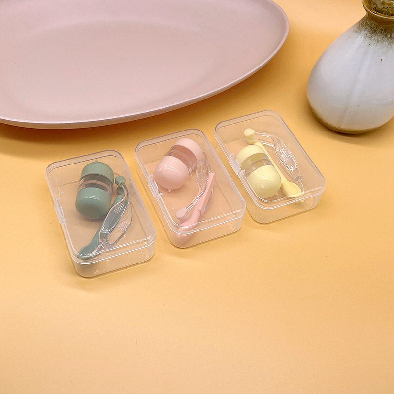 Contact lens dispenser, contact lens case, myopia contact companion box, storage box, color to choose, portable, direct supply, exclusive for foreign trade, exclusive for foreign trade pic 3