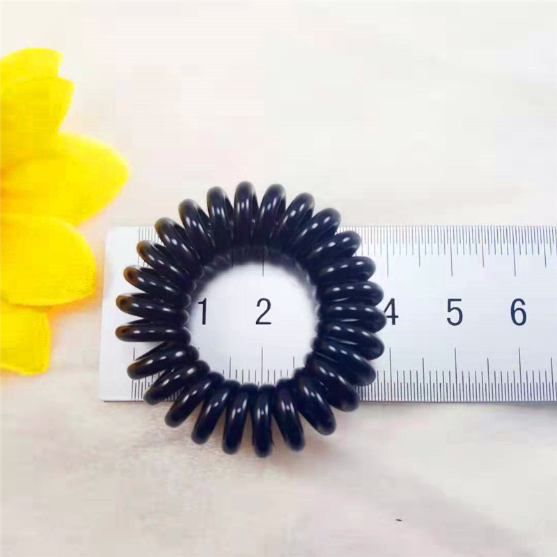 Pure black gun, black small and large thickened wristband, telephone line hair band, hair rope, plastic spring band, hair rope, street stall pic 7