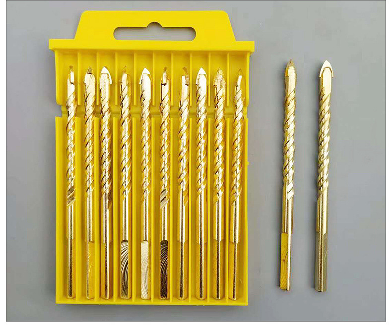 Tile, glass, ceramic cross drill bit, Bawang drill, marble, multi-functional hard alloy twist triangle drill pic 12