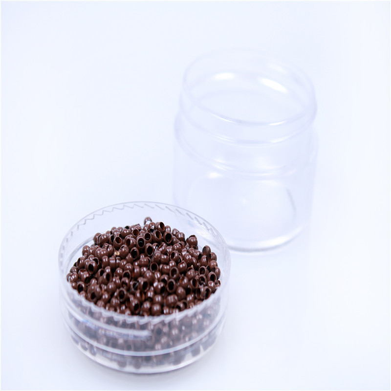 nano small hair extension rings, large quantities of hair extension clips, wholesale from superior hair extension tools, silicone hair extension clips Nano rings pic 6