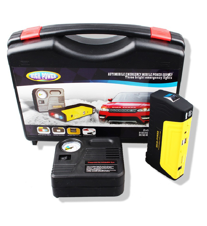 Car emergency start power supply charger, 12v car ignition backup battery, large-capacity rescue light pic 6