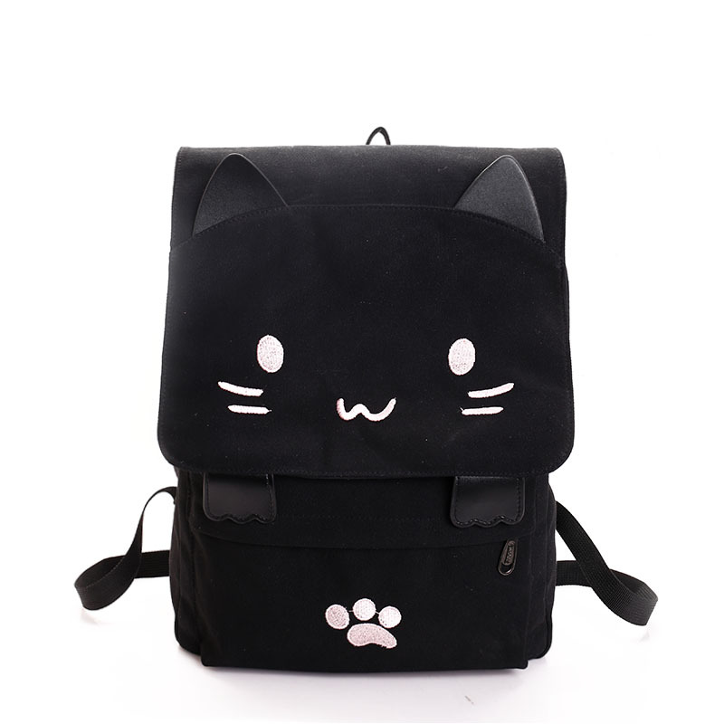 Wholesale Japanese-style cute three-dimensional cat large-capacity schoolbags, cute girls, pink and cute cartoon backpacks, backpacks for girls pic 60
