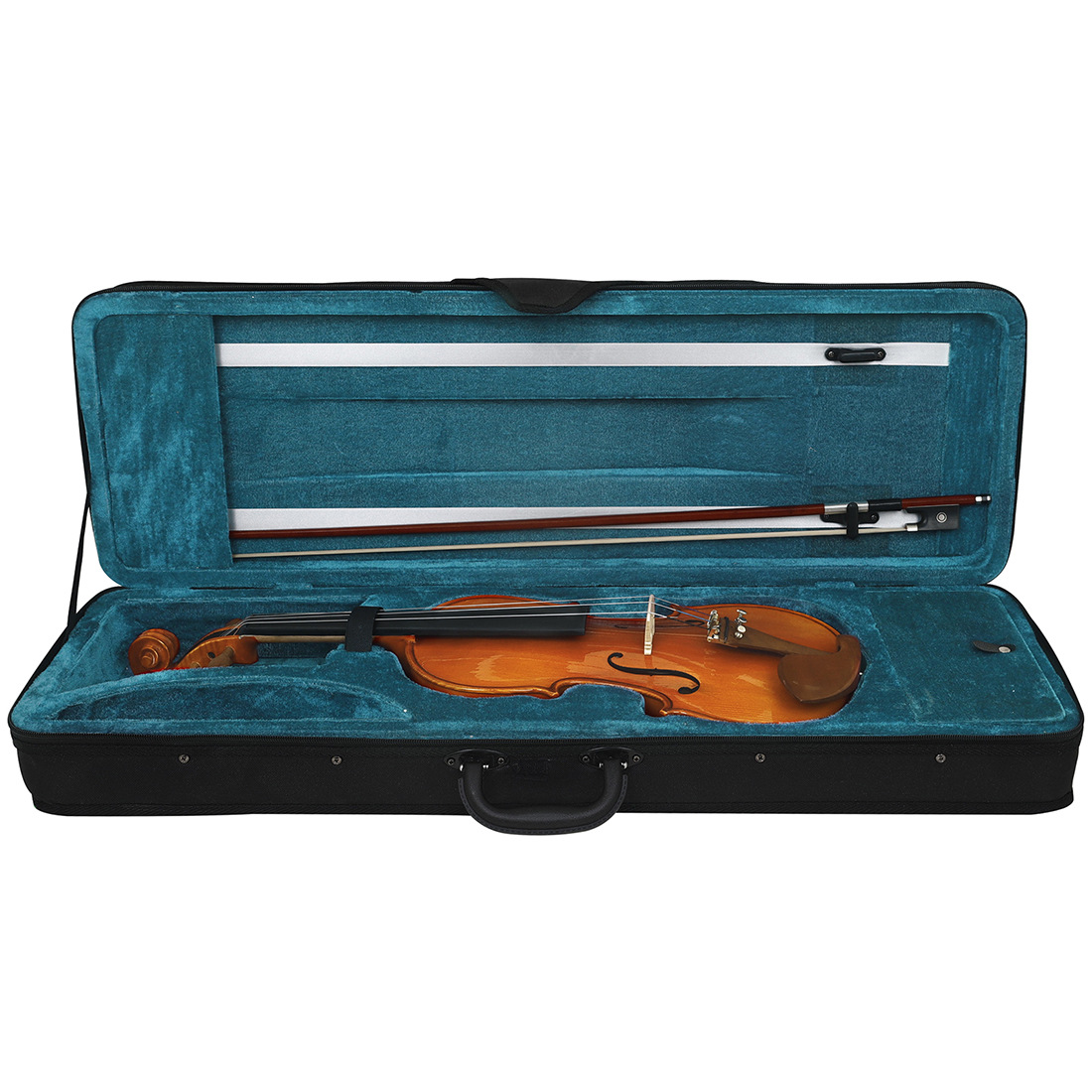 Wholesale handmade maple violin AV-609 natural tiger-patterned jujube wood violin for children and adults 4/4 popular violin pic 9
