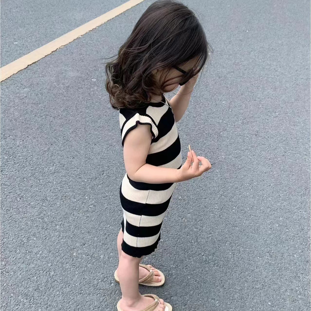 女童夏季连衣裙儿童裙子女童宝宝针织冰丝修身小童无袖裙夏天夏装详情4