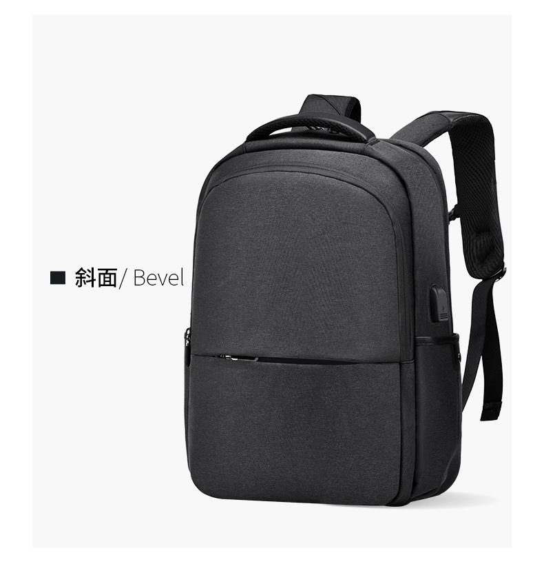 Customized large-capacity computer business backpacks with logo printing, corporate gifts, customer souvenirs, and employee benefits pic 16
