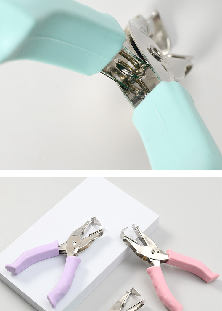 Macaron-colored hand-held nail-lifting pliers, office and financial hand-held nail-lifting devices, wholesale convenient staples and nail removers pic 10