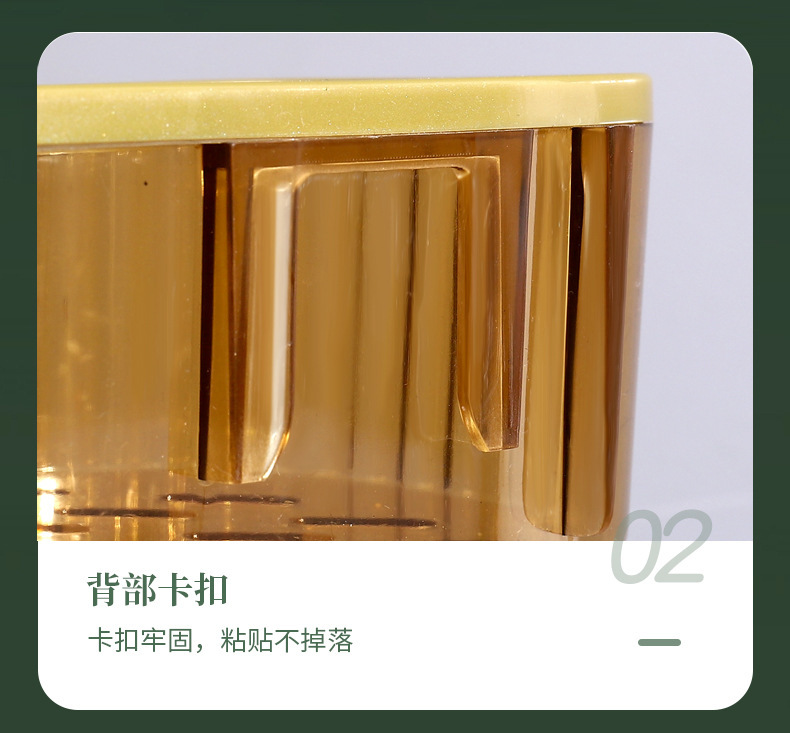 轻奢免打孔卫生间浴室三角置物架厕所洗手间洗漱用品壁挂式收纳架详情19