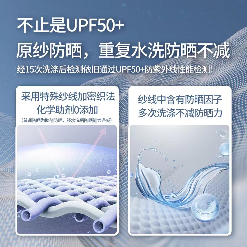 防晒手套女夏季防紫外线冰丝袖套开车防滑触屏遮阳加长手臂套户外详情11