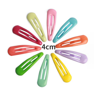 韩式网红一字夹袋装发夹女可爱头饰简约黑色发卡波浪夹子儿童发饰详情18