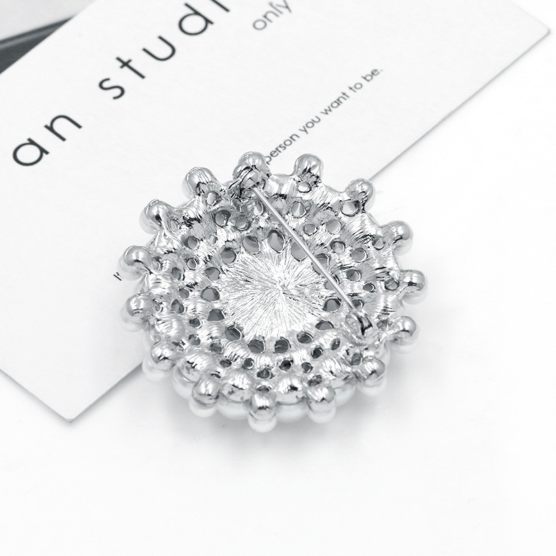 新款胸针奢华大气八芒星胸花别针韩国复古勋章衣小香风配饰详情16