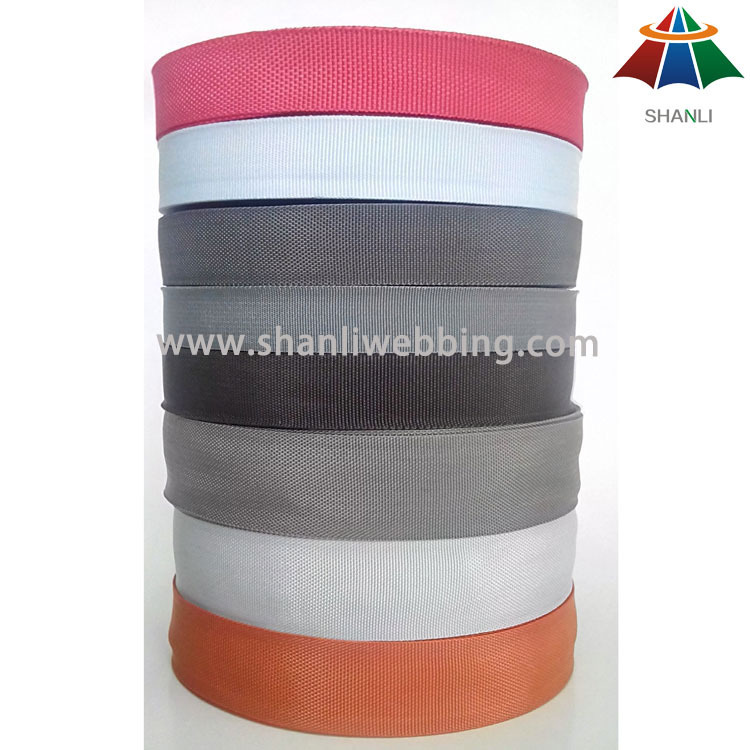 Shanli Webbing produces nylon herniquet plain weave webbing and nylon polyester webbing, with specifications ranging from 5mm to 12cm pic 9