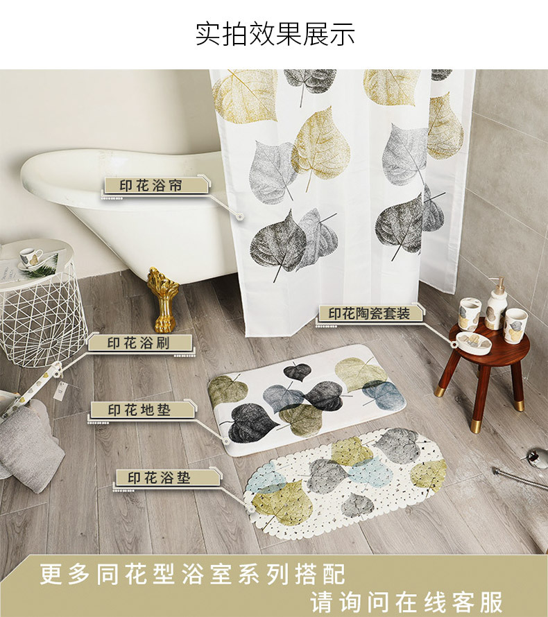 Simple solid-color bathroom and washbasin set, four-piece bathroom travel washbasin cup set, four-piece double home washbasin set pic 16