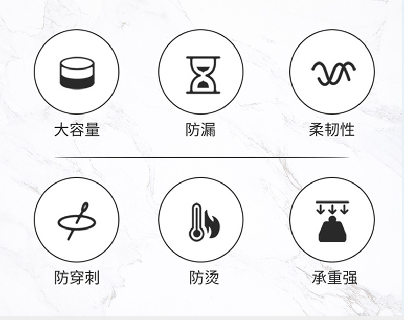 Thickened hand-held hand-pulled garbage bag with automatic closure, classified cleaning and storage bag, 45*50cm, brand new material plastic bag pic 14