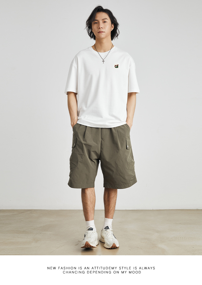 亦止男装龙年刺绣印花印花T恤男短袖夏季新款休闲情侣半袖上衣潮详情14