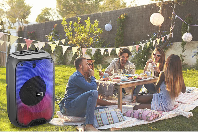 6.5-inch RX-6168 flame lamp home multi-functional Bluetooth speaker, outdoor portable high-volume basket tooth speaker pic 7