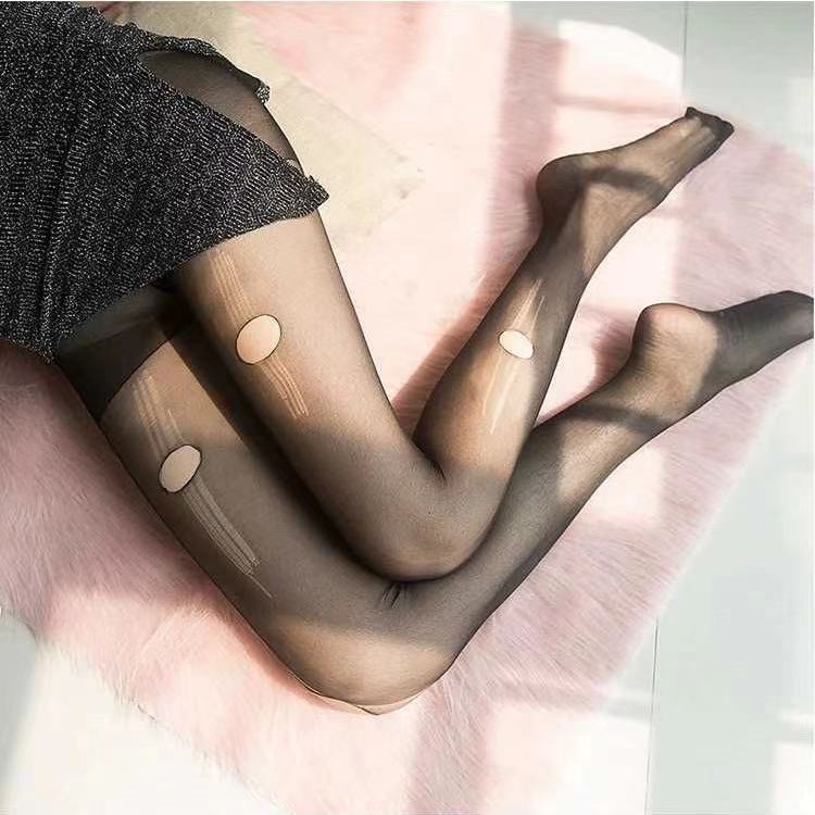 Verano ultra delgado transparente rasgable a mano nylon cristal negro carne mujer pantimedias trabajo desechable sexo calcetines pic 15
