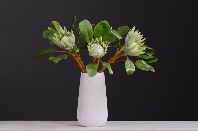 Dongli Flower Industry Factory offers direct sales and wholesale of tropical flowers, including simulated little emperor flowers, Nordic minimalist living room and home decoration simulated flowers, as well as entrance and table flowers pic 6