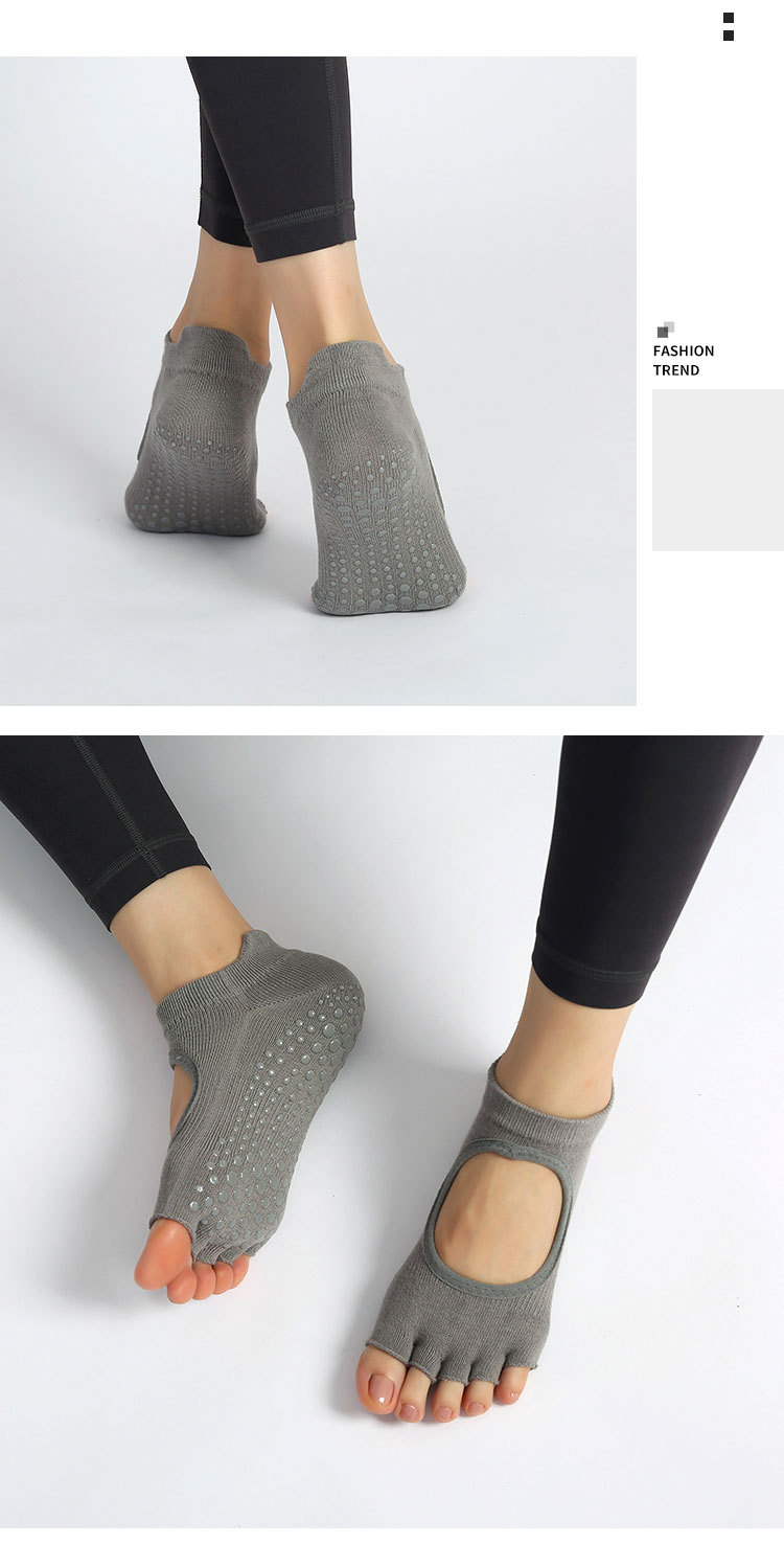 瑜伽袜子夏季防滑袜女夏天普拉提袜五指袜分指运动室内运动袜详情27