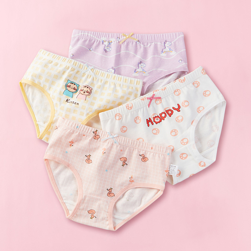 女童内裤三角纯棉a类女生宝宝女孩平角裤中大童学生儿童底裤批发详情3