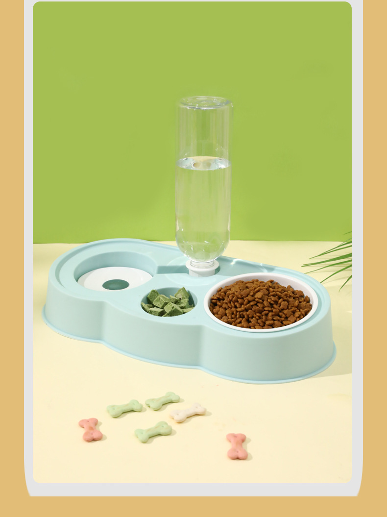 猫咪自动饮水器喂食器饮水机小云朵组合喂食喂水器宠物用品详情14