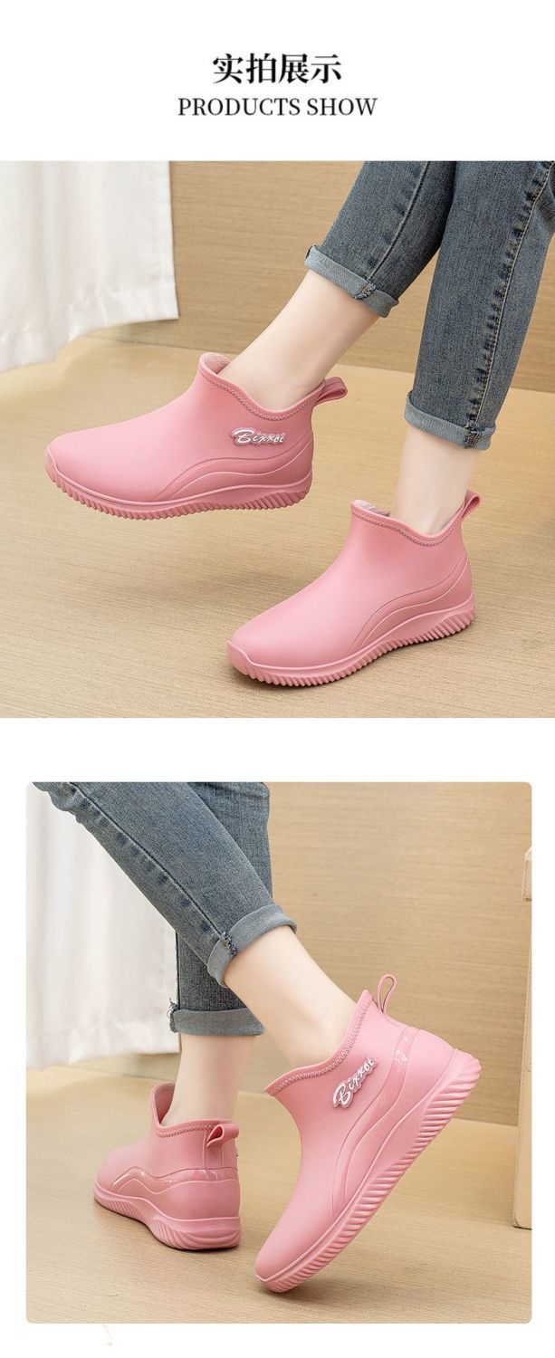 一件代发2024春秋雨鞋水鞋低帮防水雨靴情侣防滑男女士钓鱼胶鞋详情10