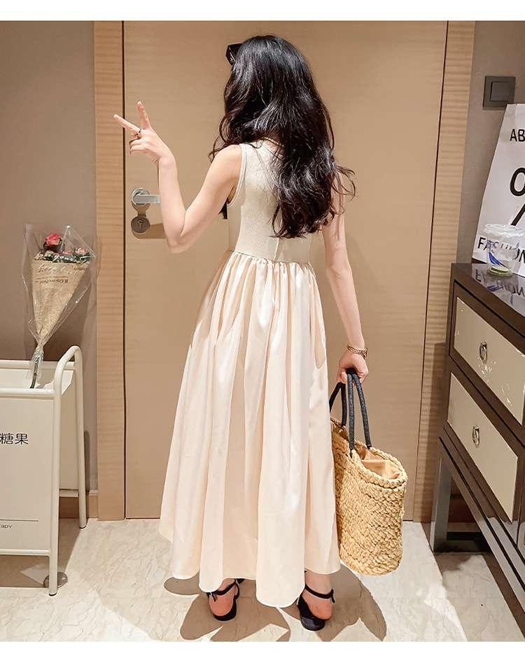 女童连衣裙夏装2023新款夏季儿童洋气公主裙网红中大童无袖长裙子详情23