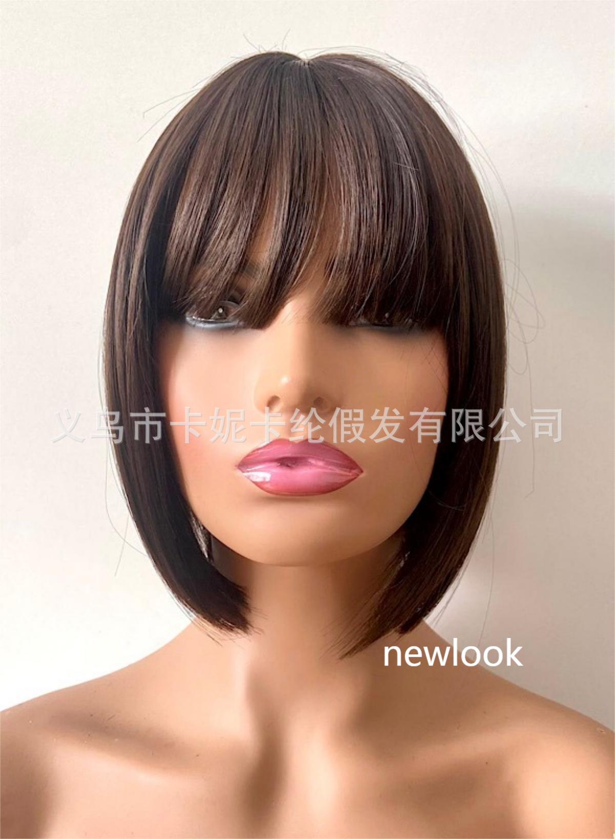 The new newlook black bangs Bob wig making machine, a hit from Europe and America pic 7