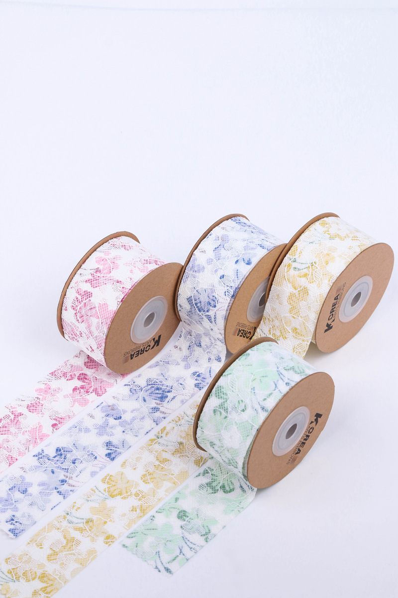 Floral lace ribbons, ribbons, hair accessories, bow shoes, flower straw hats, cake baking gift boxes, floral art, flower shops, ribbons pic 8