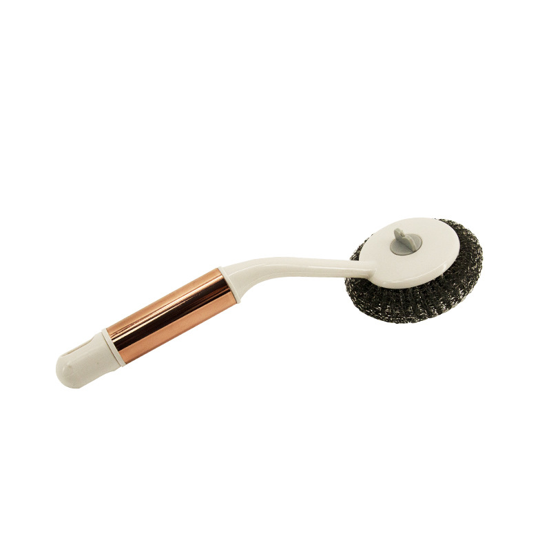 Wholesale of kitchen wall-mounted cleaning dishwashing brushes, stainless steel wire and plastic pot washing brushes pic 8
