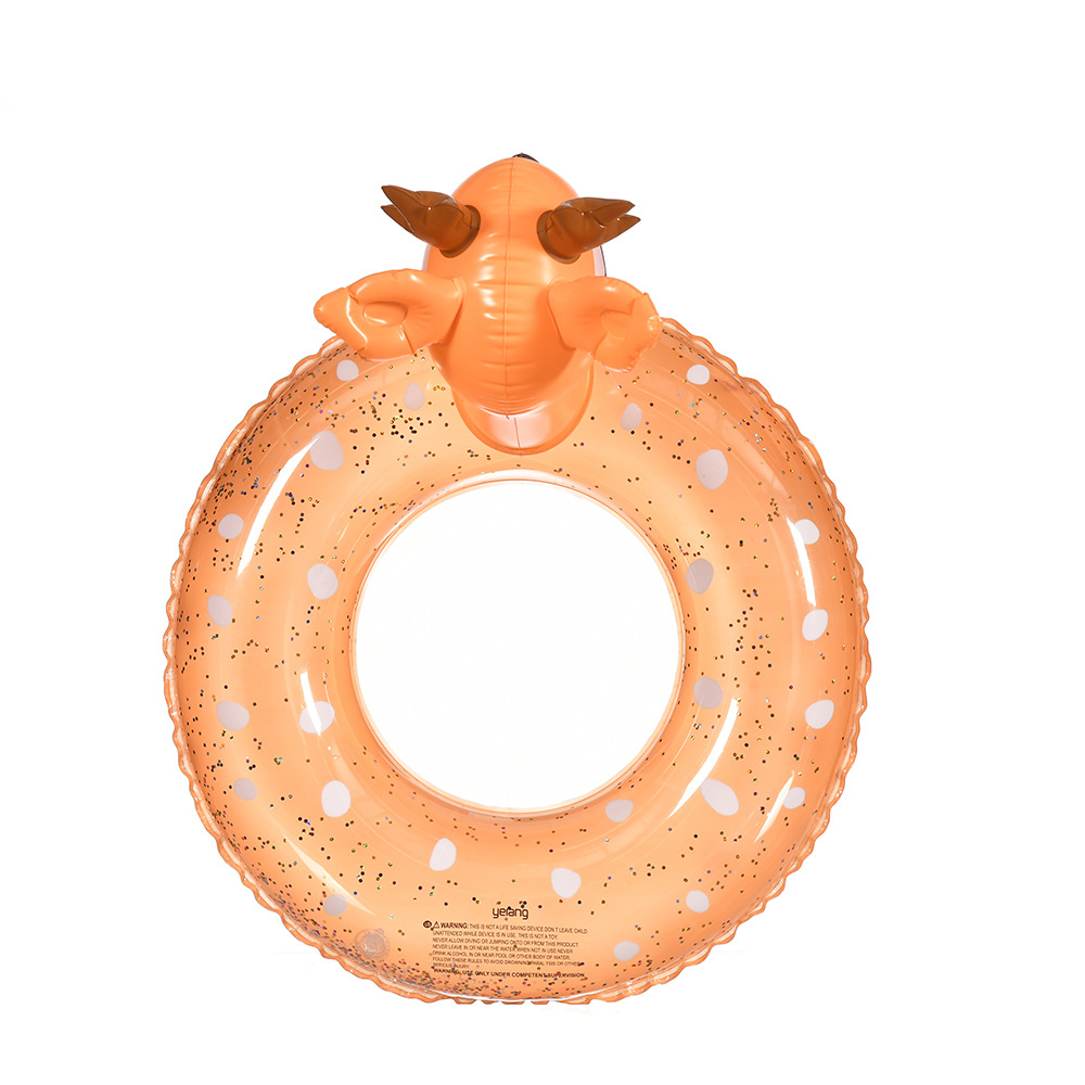 Creative deer ride swimming ring, outdoor semi-transparent swimming ring, cute animal inflatable life buoy manufacturer wholesale pic 4