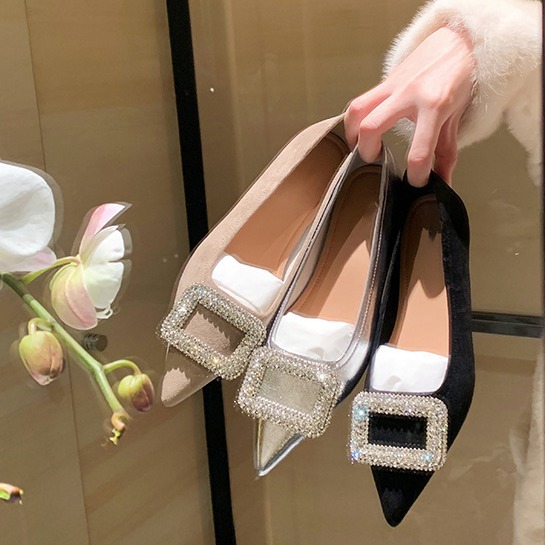 葡萄妈蝴蝶结玛丽珍鞋女法式高跟鞋真皮女鞋小香风粗跟制服皮鞋女详情5